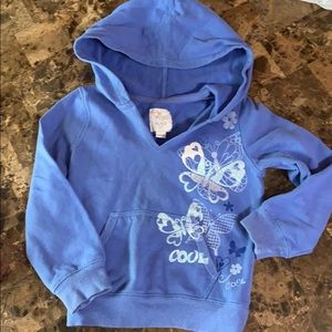 Children’s place size 4T butterfly hoodie